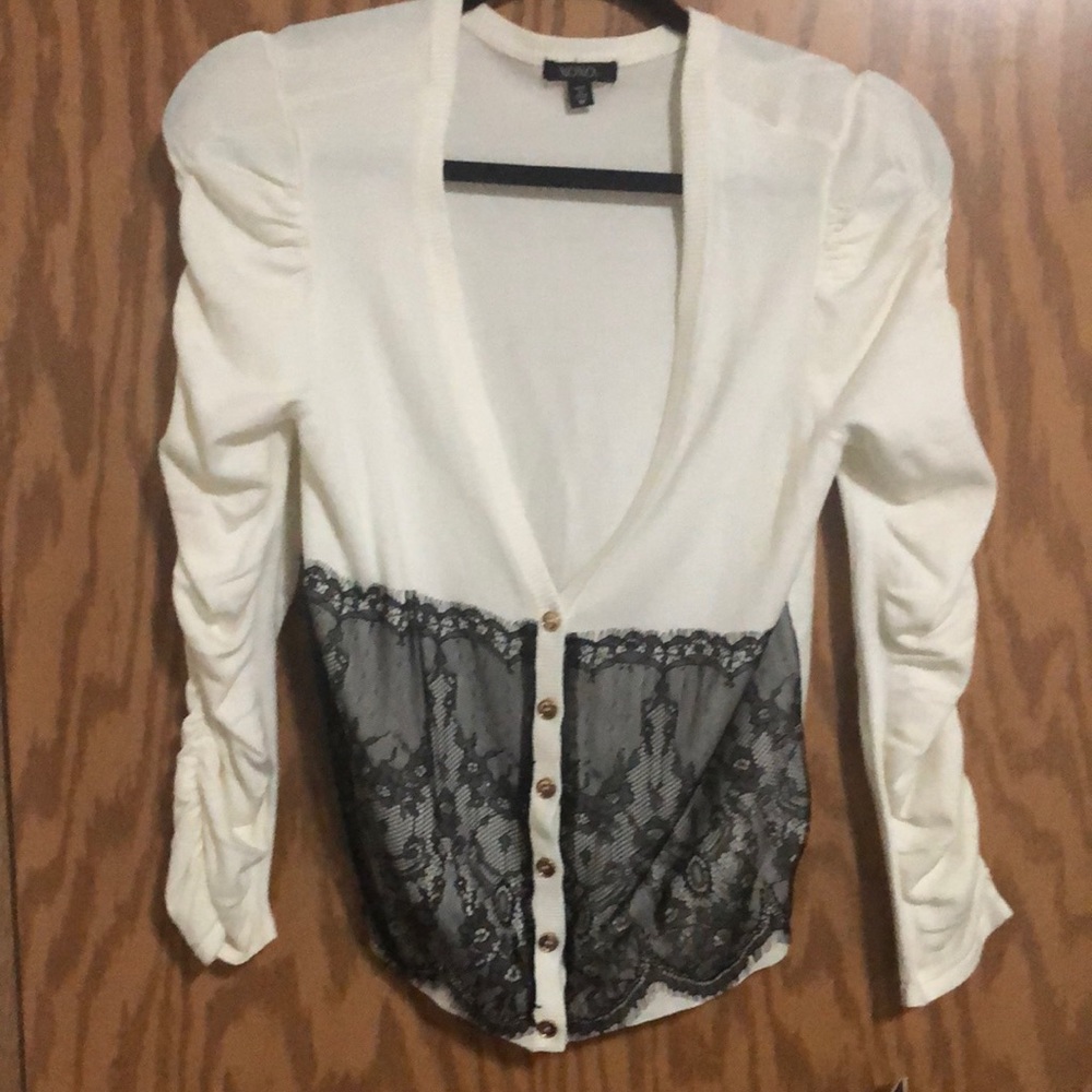 Boutique lace cardigan